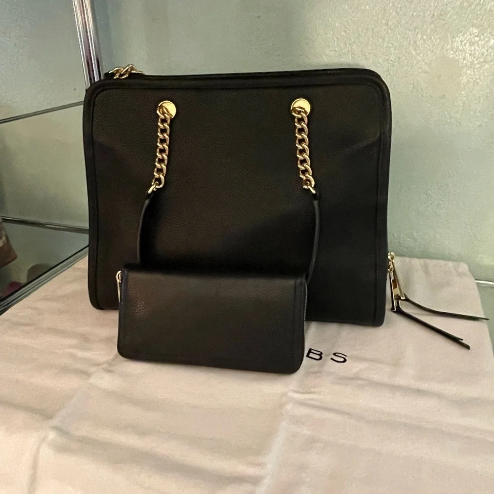 Stunning large chain tote & wallet set - Picture 6 of 14